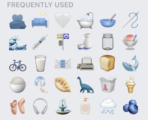 Pretty Emoji Combinations, Blue Emoji Combos, Blue Emoji Combinations, Combo Emoji, Aesthetic Emojis, Aesthetic Emoji, Cute Emoji Combinations, Emoji Combos, Cute Text