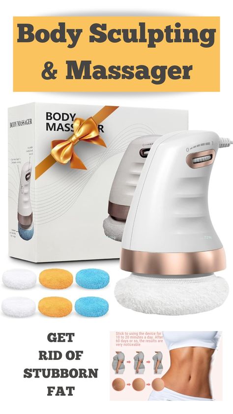 Body Sculpting Machine with 6 Skin Friendly Washable Pads. It is best for postpartum mothers, people suffering from obesity, and beauty lovers to restore and maintain a perfect figure. Use daily for 10 to 20 minutes and see results in 60 days. Body Sculpting Massage, Body Sculpting Machine, Washable Pads, Loose Skin, Body Sculpting, Tone It Up, Massage, Spa, Skin