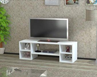 Tv Consoles, L Shaped Shelves, Simple Tv, Tv Stand Decor, White Tv Stands, Console Tv, Living Room Tv Unit Designs, Deco Studio, White Tv