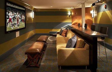 home_theater_room_9 Small Home Theater, Home Theater Lighting, Home Theater Room, Theater Rooms, Basement Home Theater, Theater Room Design, Interior Design Minimalist, Best Home Theater, Home Theater Setup