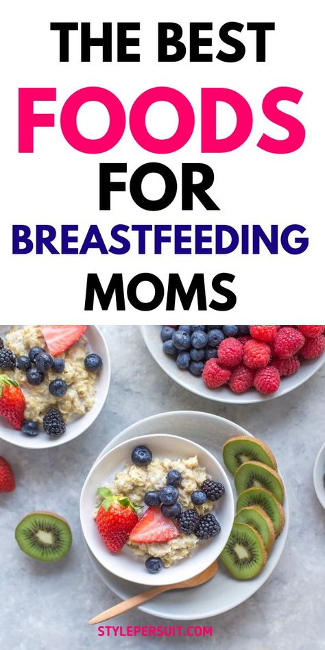 Breastfeeding is a demanding and rewarding experience that requires extra attention to nutrition to ensure both the mother's and baby's well-being. Consuming a balanced and nutrient-rich diet is essential during this period to provide the necessary energy, vitamins, and minerals. Check out some of the best healthy foods to include in a breastfeeding mother's diet: Meal Prep For Breastfeeding Moms, Breastfeeding Foods Milk Supply, Post Partum Needs, Mom Breastfeeding Baby, Food Must Haves, Diet For Breastfeeding Moms, Breastfeeding Meals, Foods To Eat While Breastfeeding, Nursing Foods