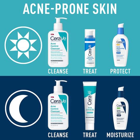 Cerave Skincare, Haut Routine, Men Skin Care Routine, Skin Care Routine Order, Facial Lotion, Salicylic Acid Acne, Skin Care Tutorial, Acne Control, Hydrating Cleanser