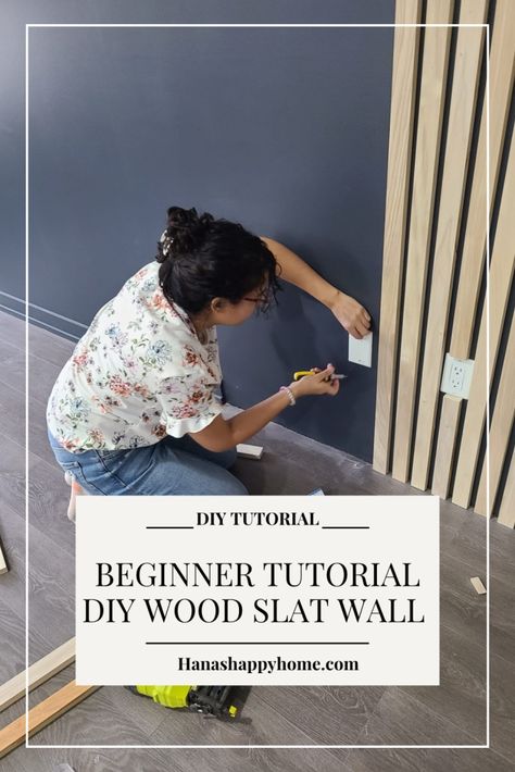 Slat Fireplace Wall, Vertical Slat Wall, Wood Slat Accent Wall, Easy Accent Wall, Diy Wood Slat Wall, Modern Feature Wall, Vertical Slats Wall, Slate Wall, Wall Paneling Diy