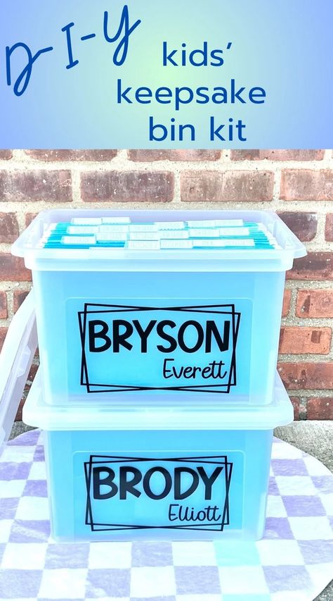 DIY Kit Kid File Box Child Milestone Box DIY New Mom Gift Baby Shower Gift First Birthday Gift Schoolwork Storage Bin Kid Memory Box DIY Kit - Etsy Schoolwork Storage, Photo Box Diy, Memories Box Diy, Kids Milestones, Toddler Birthday Gifts, Kids Memories, Baby Memory Book, Box Diy, First Birthday Gifts