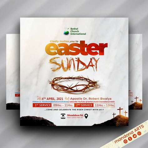 a church flyer design Easter Poster Design, Christian Background Images, Easter Flyers, Graphic Design Inspiration Poster, Bethel Church, Church Flyer Design, Easter Poster, Church Media Design, Desain Buklet