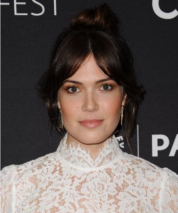 Types Of Curtain Bangs, Mandy Moore Hair, Parted Bangs, Hair Knot, Mandy Moore, Curtain Bangs, Cool Hair Color, Big Hair, Hair Skin