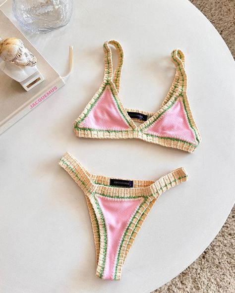 Marshmallow💘 // Lovely Pink Ladies Outfit, Bathing Suit Outfits, Swimsuit Inspo, Swimming Trunks, Cute Bathing Suits, Cute Preppy Outfits, Summer Bikinis, Cute Swimsuits, Summer Swim Suits