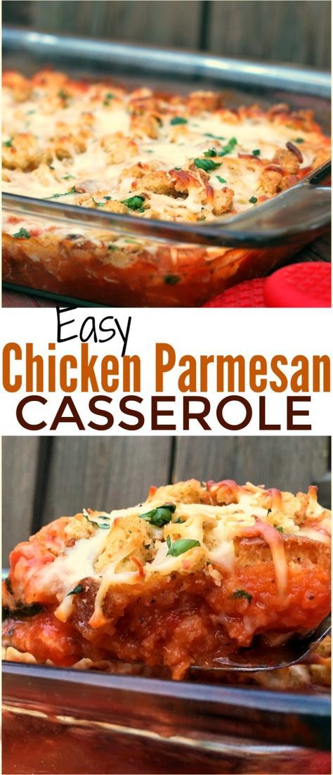 Easy Chicken Parmesan Casserole, Baked Cauliflower Recipe, Parmesan Casserole, Chicken Parmesan Casserole, Easy Chicken Parmesan, Healthy Potato Recipes, Potatoe Casserole Recipes, Chicken Tender Recipes, Parmesan Chicken