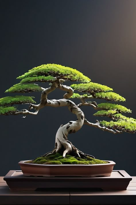 Bonsai Plants Indoor, Bonsai Tree Art, Living Room Decor Brown, Bonsai Design, Room Decor Brown, Bonsai Making, Japanese Bonsai Tree, Bonsai Forest, Pre Bonsai