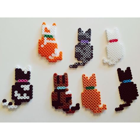 Find this Pin and more on Strijkkralen. Cats perler beads by lexiscraftstuff Perler Cat Pattern, Perler Bead Magnet Patterns, Hama Bead Cat Pattern, Perler Bead Cat Pattern, Peeler Bead Cat Pattern, Perler Beads Ideas Cat, Perler Bead Patterns Cat, Perler Cat, Cats Perler Bead Patterns