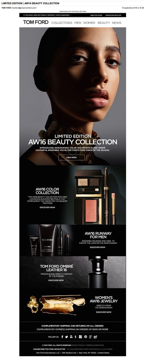 Makeup Email Design, Beauty Email Design, Newsletter Design Layout, Product Editorial, Email Layout, Mailer Design, Product Styling, Email Design Inspiration, Luxury Cosmetics