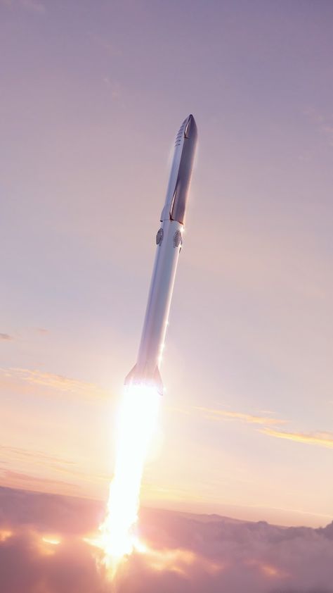 9:16 mobile HD wallpaper of SpaceX's new Starship Super Heavy launch Spacex Rocket Wallpaper, Starship Wallpaper, Space X Rocket, Spacex Rocket, Spacex Starship, Space X, Friends Reunion, 2160x3840 Wallpaper, Blue Origin