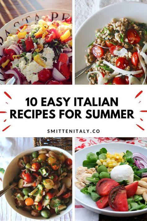 Italian Summer Dishes, Salad For Italian Meal, Italian Dinner Party Salad, Side Salad Italian, Simple Italian Salad Recipes, Italian Summer Food, Summer Italian Recipes, Real Italian Recipes, 10 Minute Crazy-good Italian Chopped Salad