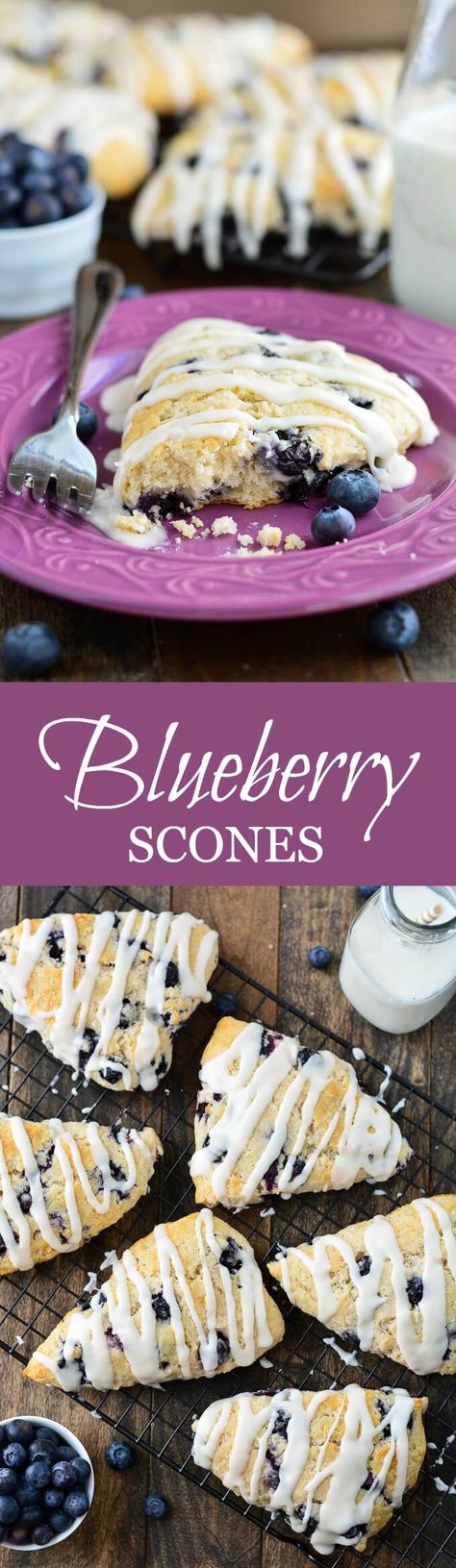 These buttery, moist, and tender Blueberry Scones are the perfect way to eat up those summer blueberries! Recipe Categories, Homemade Snickers, Town Home, Blueberry Scones, Easy No Bake Desserts, Coffee Cakes, Sweet Rolls, Blueberry Recipes, Whoopie Pies