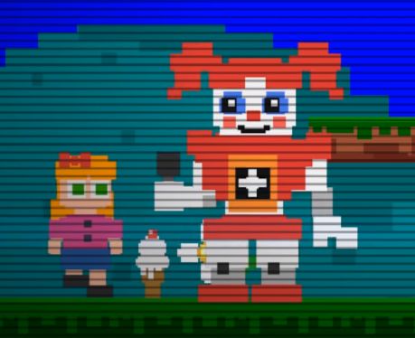 (1) Home / Twitter Unfortunate Events, Circus Baby, 8 Bit, Circus, Video Game, Pixel Art, Image Search, Twitter, Art