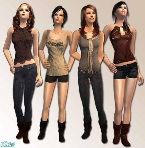 The Sims Resource - Nikisatez05 Clothing Set 158 Sims2 Cc Clothing, Sims 3 Cc Clothes Female, Sims 2 Aesthetic, The Sims 3, Sims 2 Cc Clothing, Sims 2 Cc, Sims 3 Cc Clothes, Wade In The Water, The Sims 2