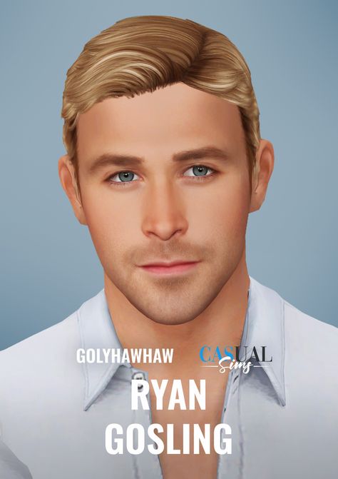 Ryan Gosling Hair, Sims 4 Male Sims Download, Sims 4 Packs, Edgars Haircut, Sims 4 Traits, Male Sims, Sims 4 Male, Pelo Sims, Sims 4 Sims