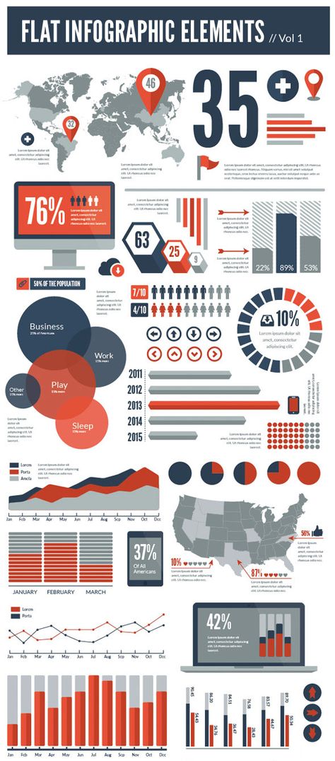 Flat Vector Infographic Design Template Info Graphics Design Layout, Data Design Infographic, Statistic Infographic, Infographic Design Statistics, Data Visualization Infographic Design, Horizontal Infographic, Statistical Infographic Design, Free Infographic Templates, Visual Data Infographics