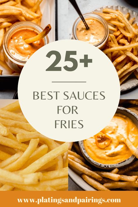 25+ Sauces for Fries (French Fry Dipping Sauces) Chinese Hot Mustard Recipe, French Fry Sauce, Best Sauces, Delicious Sauces, Cajun Fries, Wing Sauce Recipes, Garlic Sauce Recipe, Honey Mustard Dipping Sauce, Homemade Fries