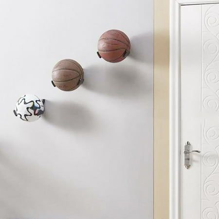 Storage Shelf Universal Ball Display Basketball Football Racks Home Wall Mounted Product Description: Storage & DisplayDo you want to show the prized autographed football? Do you worry about too many balls lying on the floor? ball display is a good choice for you. Organize your basketball, football , rugby or volleyball and make your room looks neat. Create a beautiful display of artwork with your ball collection and showcase your memorabilia ball proudly with our basketball display claw. easy t Vintage Sports Room, Basketball Storage, Utility Shelf, Basketball Memorabilia, Home Shelf, Memorabilia Display, Ball Display, Basketball Accessories, Basketball Display