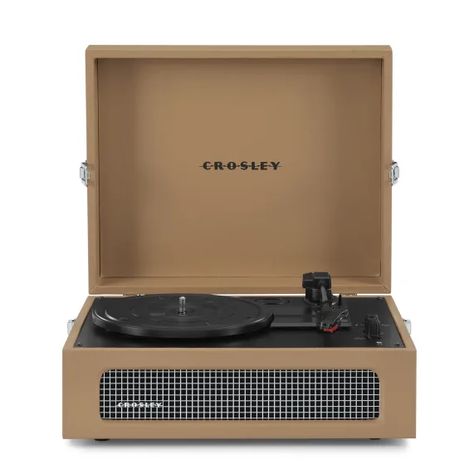 VOYAGER TURNTABLE | Crosley Radio Record Player Storage, Crosley Voyager, Record Player Speakers, Crosley Radio, Bluetooth Record Player, Turntable Record Player, 78 Rpm Records, Big Speakers, Record Player Stand