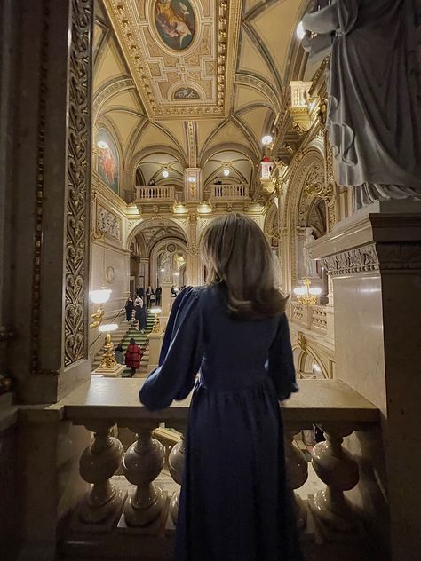 blonde girl in blue silk dress at the opera house and ballet Blue Silk Dresses, Ballet Aesthetic Outfit, Night Luxe Aesthetic, Vienna Opera House, Opera Aesthetic, Vienna Aesthetic, Aesthetic Ballet, Night Luxe, Luxe Aesthetic