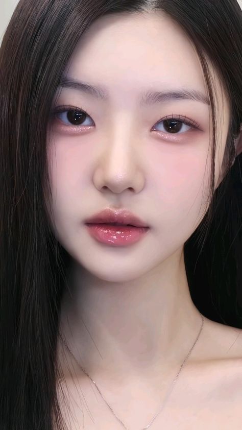 Makeup Korean Style, Adventure Music, Medium Long Haircuts, Peach Makeup, Korea Makeup, Music Instagram, Subtle Makeup, Fancy Makeup, Makeup Transformation