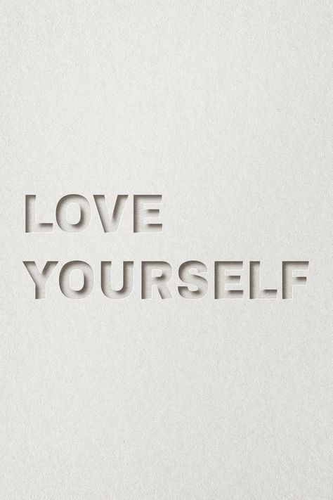 Love Yourself Font, 3d Lettering, Paper Cutouts, Image Font, Font Typography, Free Illustration Images, English Word, Paper Cutout, Typography Fonts