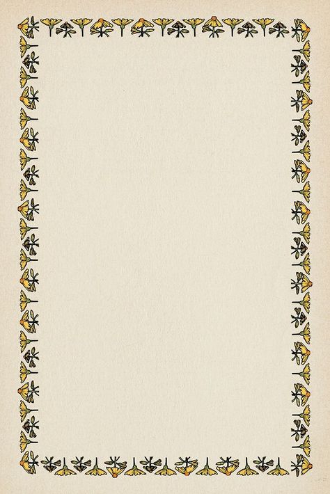 Frame Border Design Aesthetic, Frame Background Flower, Scrapbook Printouts, Goodnotes Covers, Art Nouveau Frame, Alfons Maria Mucha, Princess Book, Scrapbook Pictures, Creative School Project Ideas