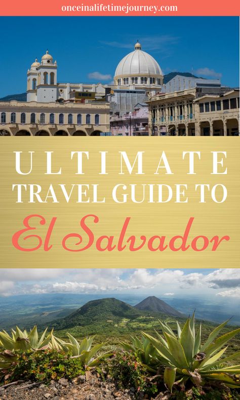 El Salvador is a beautiful country with lots of interesting activities from the obvious volcano trekking and surfing, through to visiting the most remote Mayan UNESCO sites. Central America’s smallest country is also its most active. Be a pioneer and travel to El Salvador, you will love the day excursions, the colonial hotels and beach resorts, the local hospitality and the lovely food. Click through to read my Ultimate Travel Guide to El Salvador. | Once in a Lifetime Journey #elsalvador El Salvador Travel, Travel Belize, Interesting Activities, Zen Life, Latin America Travel, South America Destinations, Travel America, Travel Mexico, Central America Travel