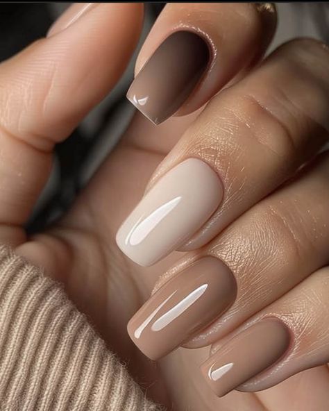 November Nails Colors, Ongles Beiges, November Nail, November Nail Designs, Simple Fall Nails, November Nails, Fall Nail Trends, Fall Gel Nails, Beige Nails