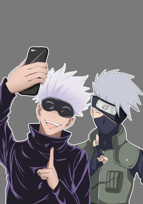 Kakashi And Gojo Fanart, Gojo And Kakashi Wallpapers, Sukuna 4k Wallpaper, Gojo And Kakashi, Kakashi And Gojo, Kakashi Gojo, Gojo Vs Sukuna, Kid Kakashi, Top Anime Series