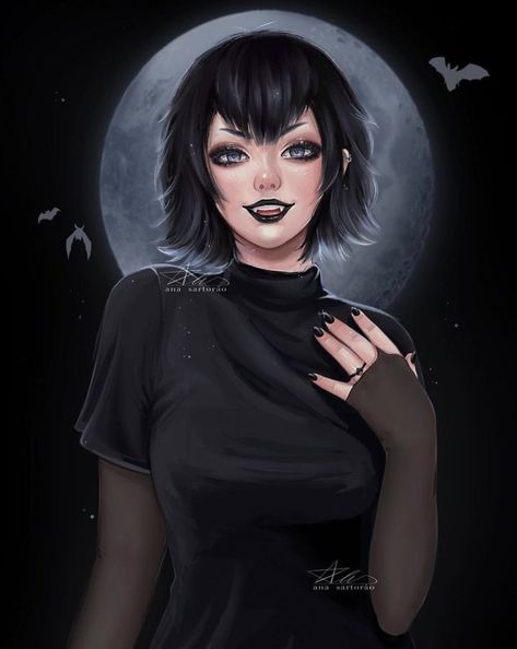 Transylvania Movie, Dracula Art, Mavis Hotel Transylvania, Mavis Dracula, Vampire Art, Style Anime, Hotel Transylvania, Anime Merch, Goth Art