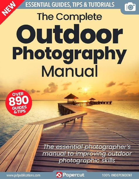 Grab your camera and head outside. What’s stopping you from enjoying photography in the great outdoors? Whether it’s just in your back garden, or out in the rugged countryside, this essential guide has all the hints, tips and project guides you need to free up your creativity and get more out of your outdoor photography. From the most intimate macro shots, to great landscapes, it’s all here. Within the pages of this guide our team of professional photographers will take you through our comprehensive guide to becoming a far better outdoor photographer. 100% unofficial. Backpacking Photography, Free Photography Courses, Photography Training, Digital Photography Lessons, Photography Hacks, Dslr Photography Tips, Photography Settings, Photographs And Memories, Photo Techniques