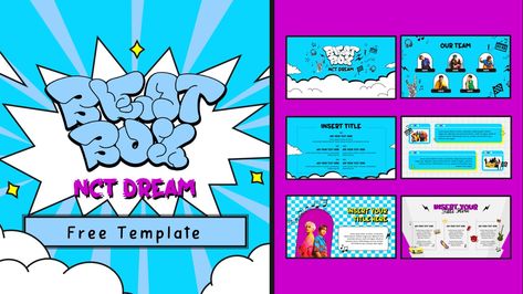 Kpop Powerpoint Template, Kpop Powerpoint, Kpop Presentation, Aesthetic Ppt, 19 Aesthetic, Ppt Template Design, Presentation Slides Design, Keyword Elements Canva, Powerpoint Slide Designs