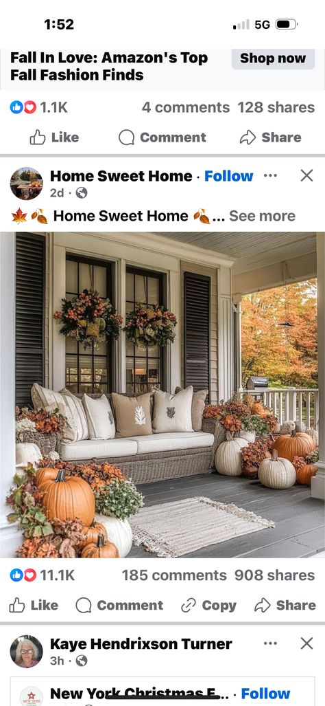 Fall Decor, Porch, Sweet Home, 10 Things