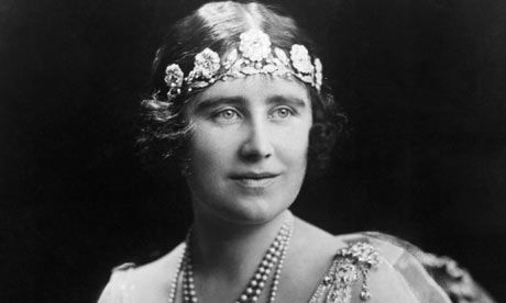 The future Queen Mother in 1928. Photograph: Everett Collection/Rex Features Queen Mother Elizabeth, Strathmore Rose Tiara, Rose Tiara, Lady Sarah Chatto, Royal Films, The Queen Mother, Queen Mum, Floral Tiara, Queen Alexandra