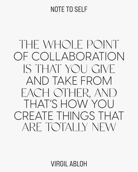 BRAND AND DESIGN STUDIO on Instagram: "It is way more fun to design in collaboration instead of just by yourself. I'm fortunate to have an amazing creative team to realise all our wildest ideas! #creative #creativelife #creativegirlboss #creativepreneur #girlboss #bawse #creativebusiness #liveauthentic #communityovercompetition #calledtobeacreative #thatsdarling #peoplescreatives #creativehappylife #flashesofdelight #thehappynow" Quotes About Collaboration, Collaboration Quotes, Nonprofit Startup, 2024 Quotes, Vie Motivation, Creativity Quotes, Authentic Living, Ideas Creative, Creative Team