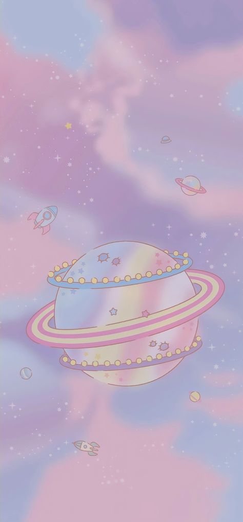 Planet pastel Space Pastel Aesthetic, Pastel Galaxy Background, Space Cute Aesthetic, Space Aesthetic Pastel, Pastel Rainbow Illustration, Pastel Kidcore Aesthetic Wallpaper, Pastel Space Aesthetic Wallpaper, Asthmatic Picture, Pastel Rainbow Wallpaper Aesthetic