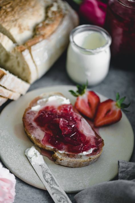 Rose Petal Jam Rose Petal Jam, Fragrant Roses, Dried Rose Petals, English Breakfast, Preserving Food, Freshly Baked, Bread Baking, Rose Petals, Bon Appetit