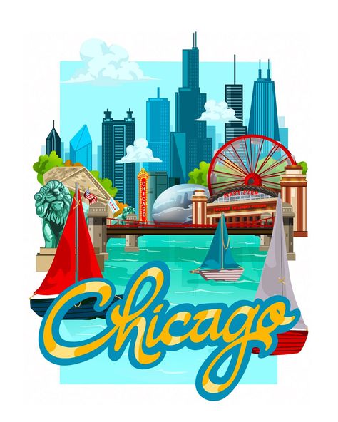 Come on out to our first @renegadecraft ✨🏙️ This Saturday and Sunday from 11am-7pm!!! Wicker Park!!! Booth #238 #chicago #renegade #chicagoartist Chicago Clipart, Chicago Illustration, Chicago Graphic, Christmas Gifts For Dad, Vibrant Poster, Chicago Poster, Gift Ideas For Dad, Illustration Story, Chicago Artists