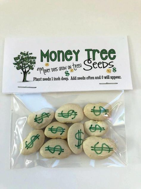 Gift Prank, Joke Gifts, Silly Gifts, Gag Gifts Christmas, Prank Gifts, Money Tree, Gag Gifts Funny, Goody Bags, Tree Seeds