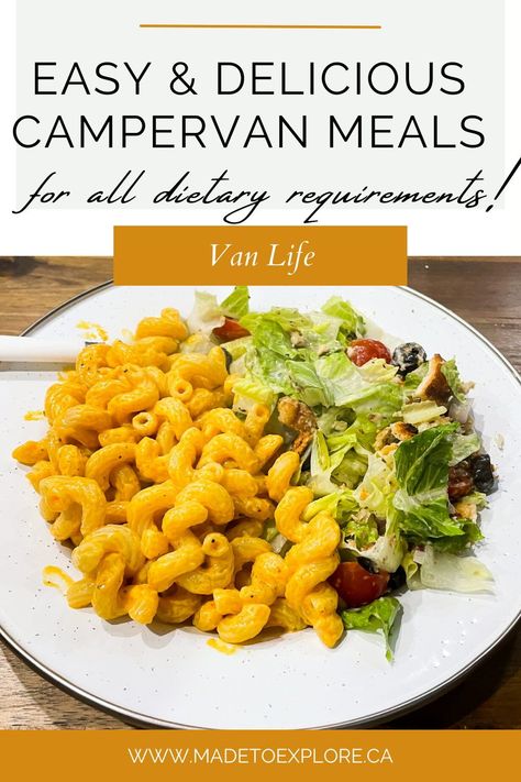 9 Easy & Delicious Camper Van Meals with GF/DF/Vegan options! Click through for a list of all of our favorite dinner ideas and cooking hacks for vanlife including pizza, pad thai, and more! #vanlife #vanmeals #campervan #vanhacks #madetoexplore Van Meals, Delicious Dinner Ideas, Fajita Mix, Easy Delicious Dinners, Taco Mix, Favorite Dinner, Life Friends, Cooking Hacks, Delicious Dinner