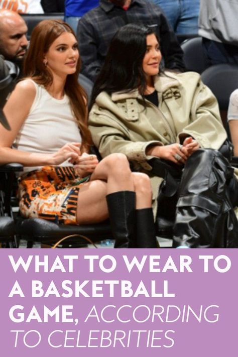 Use these 12 outfits as inspiration the next time you're struggling to find the perfect look. #fashion #style #ootd Celebrity Nba Game Outfit, Nba Court Side Outfit, Outfit To Basketball Game, Court Side Outfit Basketball Games Women, Courtside Outfit Basketball Style, Courtside Basketball Outfit, Court Side Basketball Outfit, Miami Heat Game Outfit, Celebrities At Nba Games