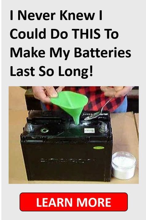 How to Make Your Batteries Last So Long Car Battery Hacks, Cordless Drill Batteries, Battery Hacks, Ryobi Battery, Rv Battery, Recondition Batteries, Batteries Diy, Battery Repair, Battery Recycling