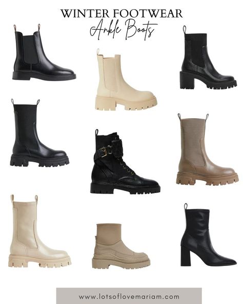 Winter Boots Europe, Light Winter Shoes, 2023 Boots Trends Women Winter, Everyday Winter Shoes, Winter 2023 Boot Trends, Cold Winter Boots, Fall Winter Boots, Autumn Boots Snow, Winter Boots Women 2023