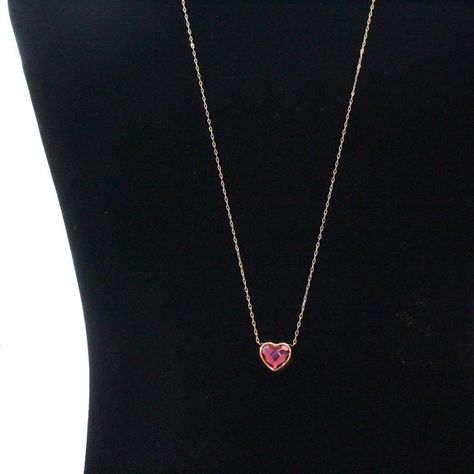 swarovski pink heart necklace Swarovski Heart Necklace, Pink Heart Necklace, Swarovski Heart, Xmas List, Pink Necklace, Swarovski Jewelry, Rope Chain, Pink Heart, Heart Necklace