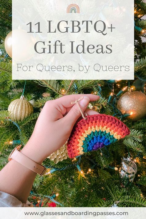 Gifts For Queer Friends, Queer Anniversary Gifts, Diy Small Birthday Gifts, Lgbtq Gift Ideas, Gifts For Gays, Crochet Gift Ideas For Girlfriend, Crochet Gift For Girlfriend, Lesbian Christmas Gifts, Diy Christmas Gifts Girlfriend