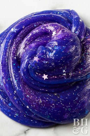 Slime Swirl, Glitter Slime Recipe, Purple Slime, Pretty Slime, Galaxy Slime, Slimy Slime, Diy Fluffy Slime, Diy Slime Recipe, Diy Galaxy