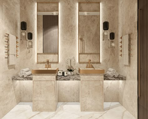 Bathroom Renovation Shower, Luxury Restaurant Interior, Bathroom Wall Tile Design, Guest Bathroom Design, Interior Design Behance, Bathroom Design Small Modern, Washroom Design, Bathroom Partitions, Toilet Design